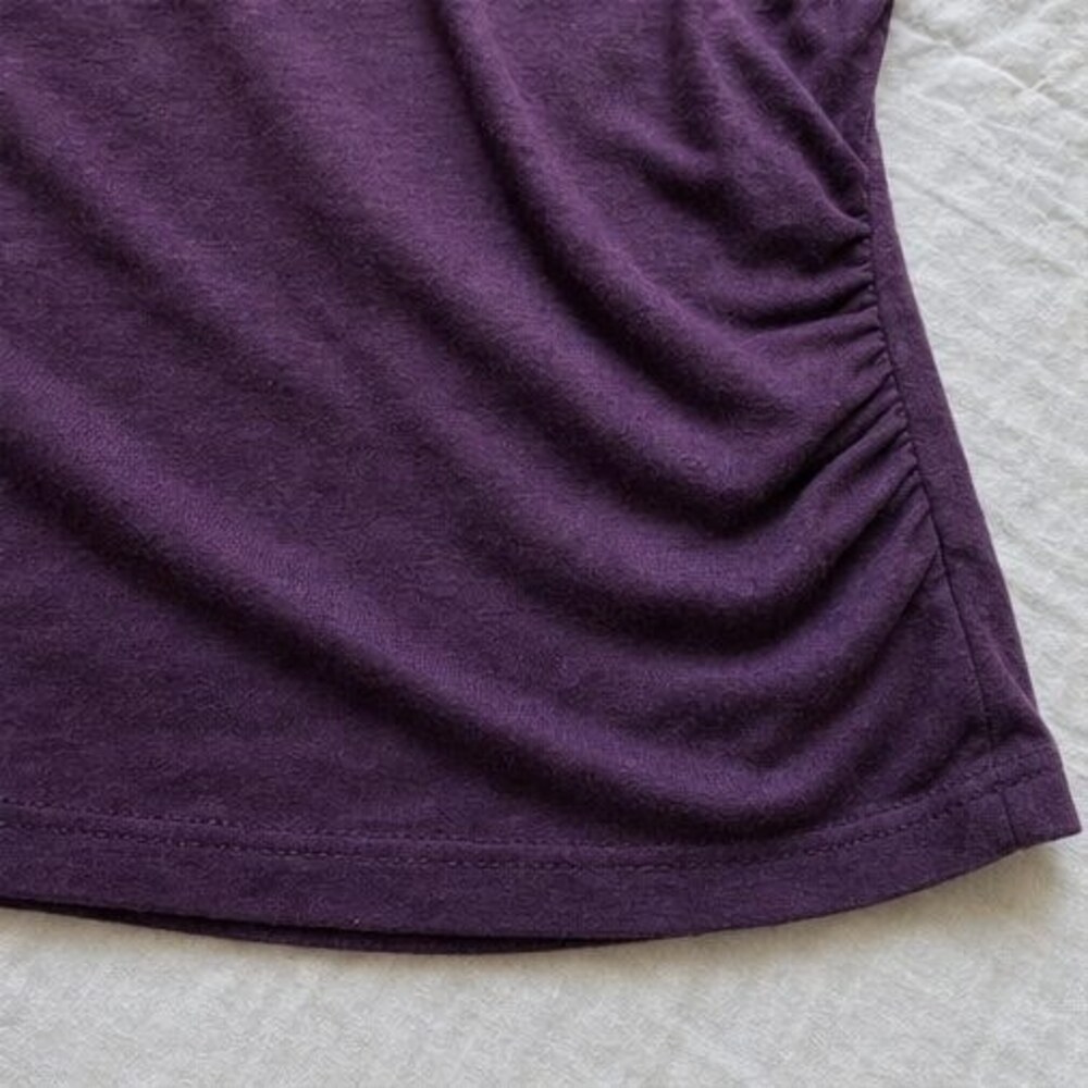 Lilac Wrap Blouse - Picture 6 of 6